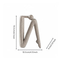 Abstract Human Statue Handmade Person Sculpture Textured Finish Home Decoration for Office