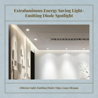 Adjustable LED Recessed Ceiling Light, Dimmable, Anti-Glare