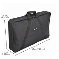 Cable Trimmer Bag Zipper Closure Soft-Sided Tool Bag Double Handles Equipment Case