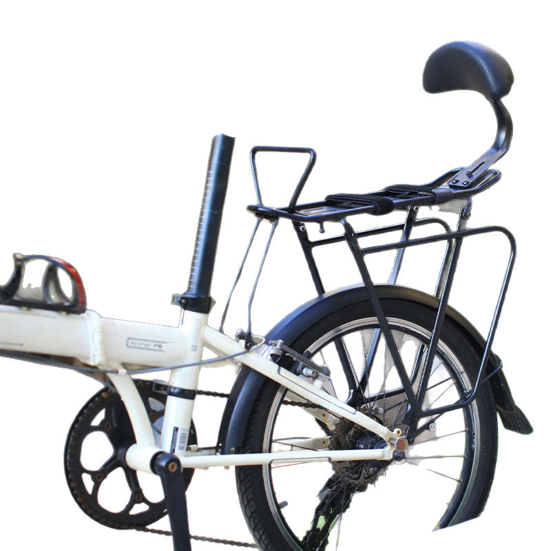 Woluqi Aluminum Alloy Rear Rack for Bicycles with Handrail and Accessories