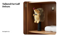 Hedgehog Sporting Headcover Scuff Protection Soft Creature Club Cover Soft Driver Headcover Novelty Gift for Golfers