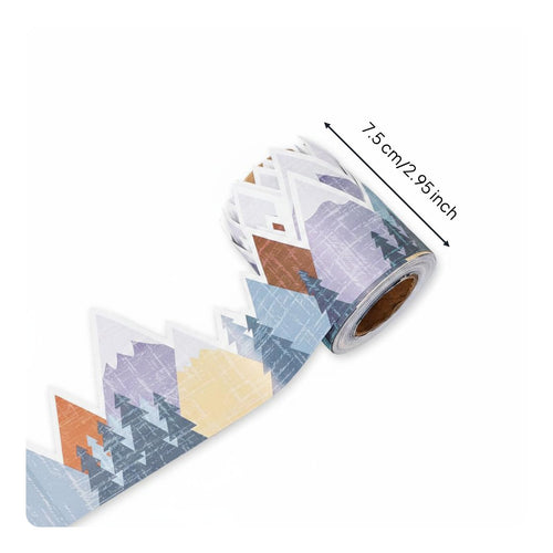 Blackboard Border Sticker Decorative Forest Border Tape Nature Theme for School