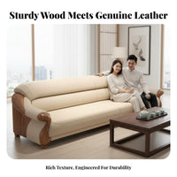 3 Pieces 1, 2, and 3 Seater Sofa Combination Contemporary Asian design 3-Piece Seating Arrangement sturdy Frame Living Room Furnishing for Lounge Area