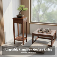 Tiered Bonsai Rack sturdy Multi-Tier Pot Holder Stable framework for Homeowners