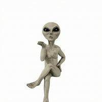 Resin Alien Statue Decorative House Decoration Collectible