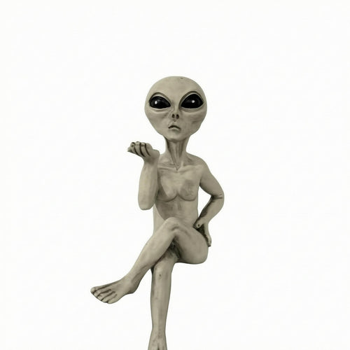 Resin Alien Statue Decorative House Decoration Collectible