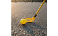 Child-Safe Kids Hockey Stick and Ball Set Lightweight Hockey Sticks and Ball Set Outdoor Toy Portable for Kindergarten