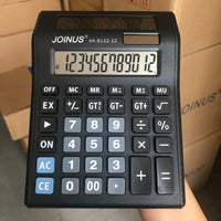 JOINUS众成8122-12 计算器双屏幕显示太阳能双电源计算机批发