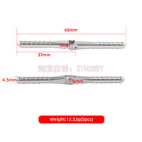 Balsa Wood Aircraft Model Accessories Fixed Wing Pin Hinge Metal Hinge Rod for DIY Model Making