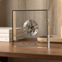 Transparent Mechanical Timepiece Gift Box Packaging Table Decoration