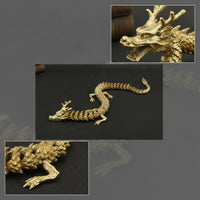 Dragon Figurine Sculpted Sculpture Sturdy for Desk