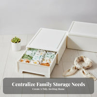 Underwear Divider Box Adjustable Compartments Divided Storage Drawer for Parents
