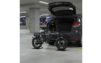 14 Inch Folding Electric Two-Wheeler Long Range Foldable Electric Two-Wheeler Variable Speed Motor Foldable Electric Bike for Riders, Commuting
