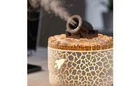 Lighted Dispenser with LED Light Compact Desktop Dispenser Small Tabletop Humidifier Allall-Purpose for Office Desk, Bedside Table