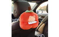 Soft Fabric Tissue Box Cover Cute Soft Fabric Tissue Box Holder Skin Friendly Animal Style for Drivers