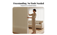 Foldable Design Accordion Paper Partition Freestanding Accordion Paper Divider Adjustable Shape Privacy Screen Portable for Event Planners, Office Workers, Living Room, display Hall, Commercial Space, Studio Apartment