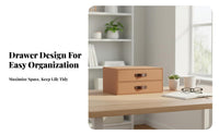 Pull-slide-out Cabinet Drawer Nordic aesthetic Organizer Bin Stackable Design for Students