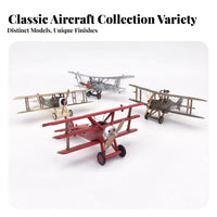 1/72 Historic Plane Model Pre-Assembled Historic Biplane Period Biplane Detailed Diecast Alloy Airplane Model