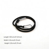 Rust-Resistant Battery Securing Tether Heavy-Duty Tether Rope with Snap Hooks Elastic for Boat