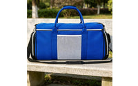Sports Travel Bag Large Capacity Gym Duffel Bag Shoulder Strap Shoe Compartment Duffel for Athletes, Commuters, Swimming Pool, Football Training