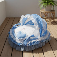 Washable Cat Cradle Bed Breathable Lace Cat Bed Warm and Cozy