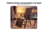 Weight-Relief Chair Foldable Design Folding Recliner Padded Headrest for spineyard