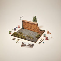 WW2 City Corner Display 1/35 Scale Street Lamp Base Scene Resin
