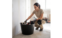 Flexible Tub Heavy-Duty Tub with Handles Ribbed for Builders, Gardeners