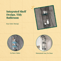 360° rotating rainfall shower head