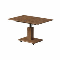 elevateand-Fold Dining Table Multi-Functional Expandable Dining Table Multifunctional Extendable Surface for Families, Students