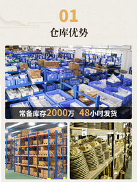 中式仿古黄铜横开挂锁老式锁头复古刻花全铜古代横插销锁木箱子锁