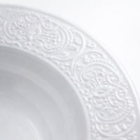 Alice Lace Soup Plate, 8.75 Inch Ceramic Dinnerware
