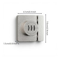 Keyless Combination Cabinet Lock, Code Drawer Lock, protected Sliding Door Lock for closet, Adjustable, Easy Installation