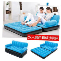 Inflatable sofa bed outdoor folding air cushion bed sofa
