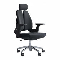Reclining Backrest Ergonomic Office Chair All-Day Comfort Adjustable Support Chair Heavy-Duty Frame Easy Assembly for Gaming Room