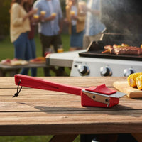 Stainless Steel Grill Brush Easy to Clean Outdoor Cooking Tool Metal Body
