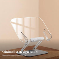 Adjustable Reading Stand Holds Thick Books Swiveling Reading Easel for Musicians