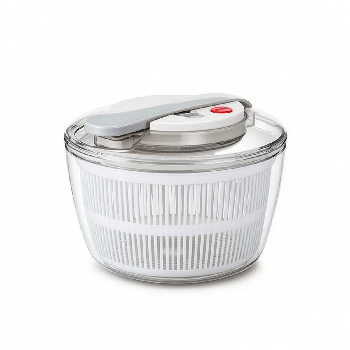 Manual Salad Drainer Clear Salad Drainer with Basket Compact Drainer Portable for Home Cooks
