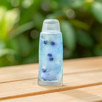 Transparent Toothpaste Tube Translucent Toothpaste Tube Soft Toy with Glitter for Desk, Office, School