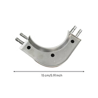 Pool Table Pocket Mouth Accessory Rectangular Base Metal Pocket Opening Insert Through-Hole Tabletop Game Hardware
