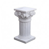 Roman Column Pedestal Fluted Display Stand Miniature for Home Decor, Collectors