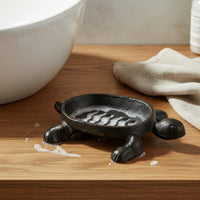 Aquatic Soap Dish Retro Cast Iron Soap Tray Sturdy Duty for Salon, Hotel