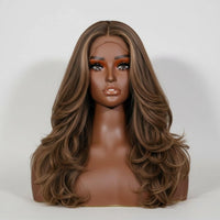 Black Female Mannequin Head Lightweight Female Bust Mannequin for Salon Owners