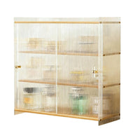 Clear Cosmetic Display Case with Drawers Large Capacity Makeup Organizer