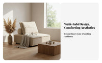 Reconfigurable Block Sofa Launderable Detachable Upholstery Reconfigurable Sofa Set Wabi-Sabi Aesthetic Comfy Upholstery