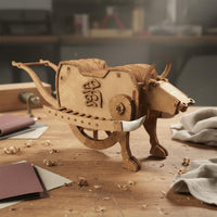 Zhuge Liang Wooden Ox Model Kit Historical Reproduction for Hobbyists