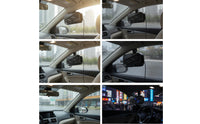 Adjustable Angle Vehicle Fan with Type-C Cable Slimline Car Ventilation Fan Universal No Battery for Commuters, Vehicles