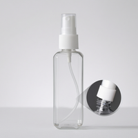 Clear Plastic Spray Bottles for Travel and Cosmetics, Refillable Fine Mist Atomizer