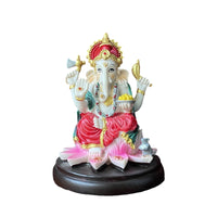 Ganesha Elephant God Resin Figurine Southeast Asian Decor