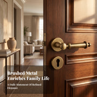 Cylindrical Door Handle with Rosette